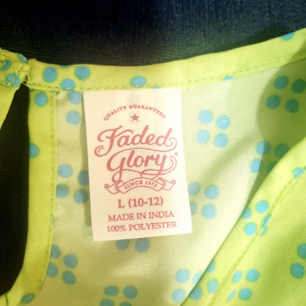 Faded Glory Girls Polka Dot  Dress - Picture 3 of 4